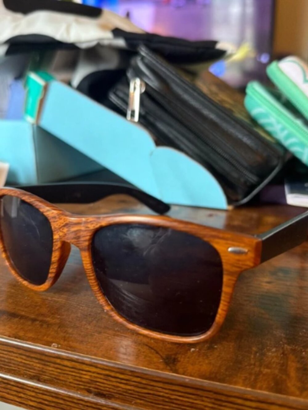 STURGILL ORTHODONTICS Wood Frame Sunglasses